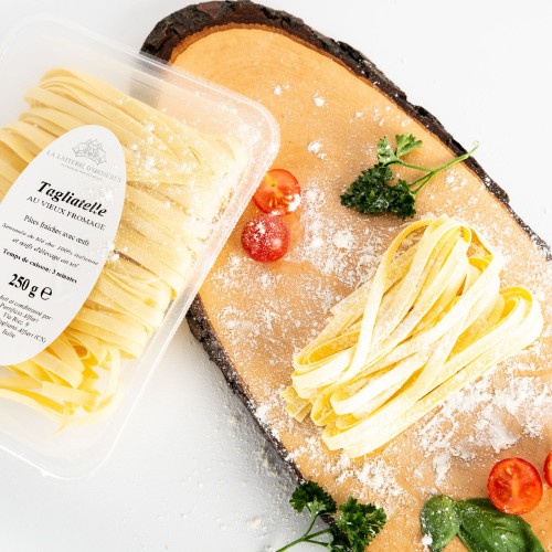 Tagliatelles fraîches au vieux fromage d'Orsières